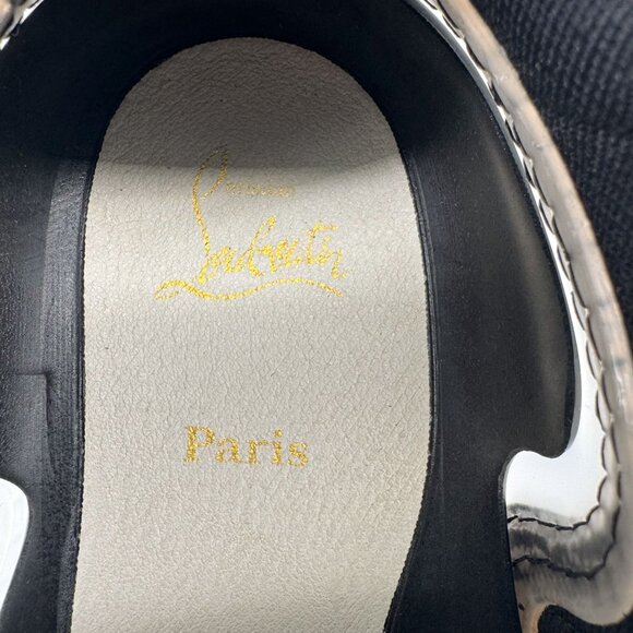 Christian Louboutin Arpoador Black Drawstring Sock Sneakers Size 41 US 11 Women - Picture 14 of 16